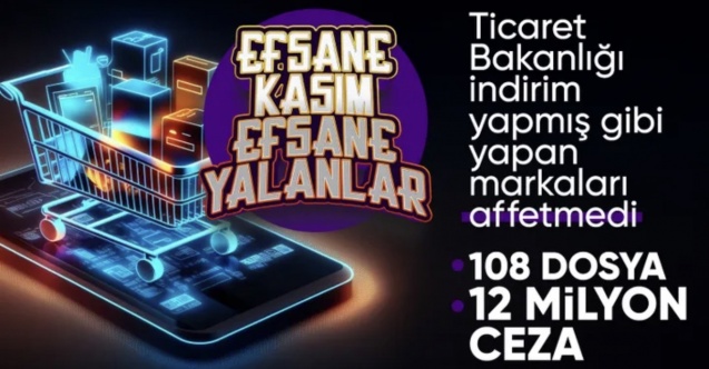 Ticaret Bakanlığı: Kasım ayında 12 milyon 905 bin 818 TL idari para cezası uygulandı
