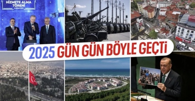 Türkiye'de 2025 yılı böyle geçti: Yangınlar, vefatlar, dev projeler...