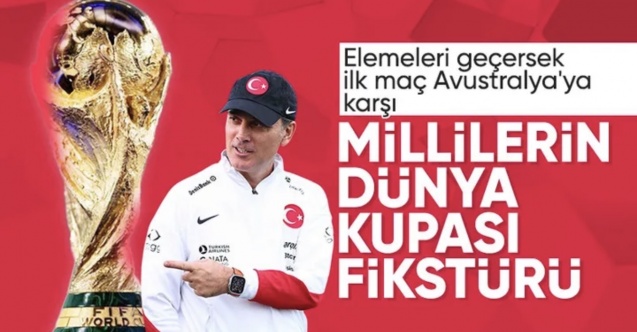 Türkiye'nin Dünya Kupası fikstürü belli oldu