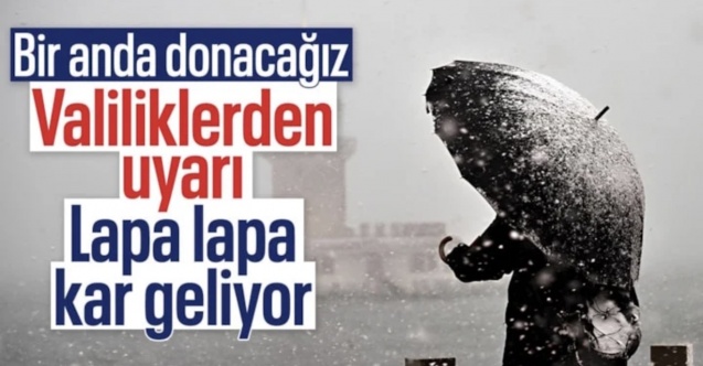 Valiliklerden peş peşe uyarı: Soğuk hava dalgası geliyor, don ve kar kapıda