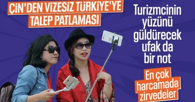 Çin vatandaşlarına vize muafiyeti: 1 milyon turistin gelmesi bekleniyor