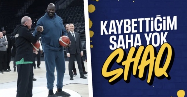 Cumhurbaşkanı Erdoğan ile Shaquille O'Neal bir araya geldi