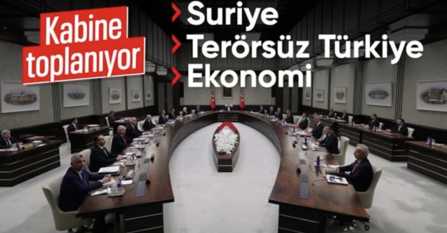 Cumhurbaşkanlığı Kabinesi toplanıyor: Suriye ve Gazze masaya yatırılacak