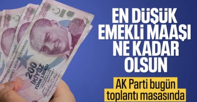 En düşük SSK ve Bağ-Kur emekli maaşı toplantısı bugün