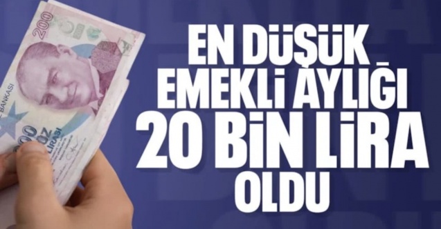 En düşük SSK ve Bağ-Kur maaşı belli oldu: 20 bin lira