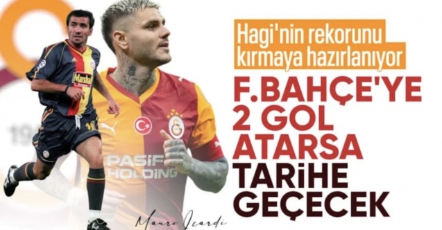 Mauro Icardi, Hagi'nin rekorunu kırmaya hazırlanıyor