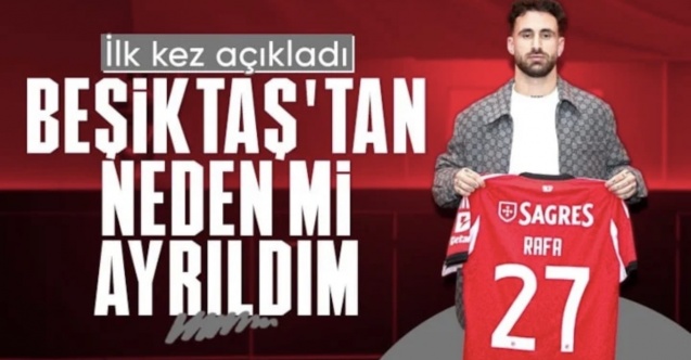 Rafa Silva, Beşiktaş'tan neden ayrıldığını imza töreninde açıkladı