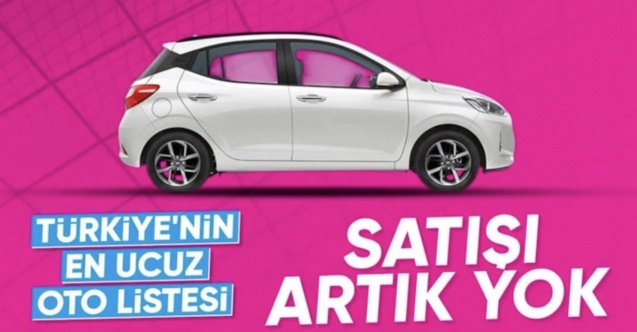 Türkiye'de satılan en ucuz otomobillerden biriydi: Hyundai i10 satışları durduruldu
