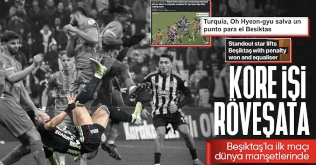 Beşiktaş'ın yeni transferi Hyeon-Gyu Oh'un golü dünya basınında yer buldu