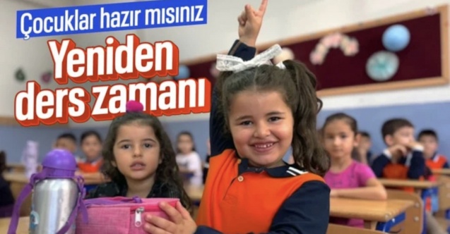 Yarıyıl tatilinde son gün: Okullarda ilk ders zili yarın çalacak