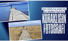 Van Gölü#039;ndeki çekilme fotoğraflarla kayıt altında