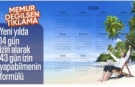 Resmi takvim belli oldu! 2026'da 14 gün izin alarak 43 gün izin yapılabilecek