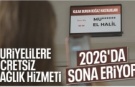 Suriyeli mültecilere sağlık hizmeti artık ücretsiz değil