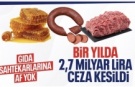İbrahim Yumaklı: Gıda denetimlerinde 2025'te 2,7 milyar lira para cezası kesildi
