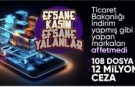 Ticaret Bakanlığı: Kasım ayında 12 milyon 905 bin 818 TL idari para cezası uygulandı