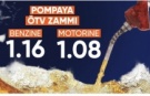 Benzin ve motorinin ÖTV tutarları yeniden belirlendi