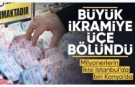 Büyük ikramiye üçe bölündü: Milyonerlerin ikisi İstanbul'da biri Konya'da