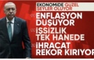 Cumhurbaşkanı Erdoğan: Enflasyon son 49 ayın en düşük seviyesine indi