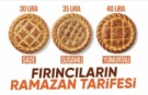 2026 Ramazan pidesinin fiyatı belli oldu