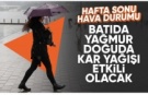 Hafta sonu Türkiye'nin batısında yağmur, doğusunda kar yağışı etkili olacak