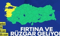 11 ilde sarı kod alarmı: Kuvvetli rüzgar ve fırtına uyarısı