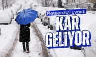 Meteoroloji son raporu paylaştı: Kar geliyor