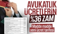 Yeni 'Avukatlık Asgari Ücret Tarifesi' Resmi Gazete'de