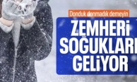 Zemheri soğukları kapıda: 40 gün sürecek