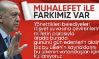 Cumhurbaşkanı Erdoğan'dan muhalefete: Her yatırımda vizyon farkı ortada