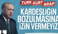 Cumhurbaşkanı Erdoğan'dan Suriye mesajı: Kardeşliğimizi bozamazlar