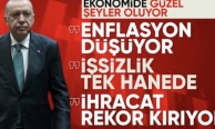 Cumhurbaşkanı Erdoğan: Enflasyon son 49 ayın en düşük seviyesine indi