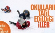 Eğitime kar engeli: Birçok il ve ilçelerde okullar tatil edildi