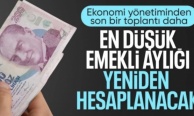 En düşük emekli aylığı için toplantı