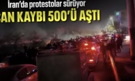 İran'da devam eden protestolarda can kaybı 500'ü aştı