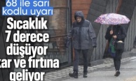 Meteoroloji'den 68 ile sarı alarm: Kar ve fırtına geri geliyor