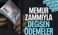 Ocak 2026'da memur maaşı ile birlikte değişen ödemeler