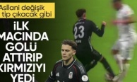 Beşiktaş'ta yeni transfer Kristjan Asllani kırmızı gördü