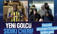 Fenerbahçe'nin yeni transferi Sidiki Cherif, ailesiyle beraber İstanbul'a geldi