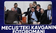 Meclis'teki yumruklu kavga fotoğraf karelerinde