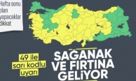 Meteoroloji’den 49 il için sarı kodlu uyarı: Sağanak ve fırtına geliyor