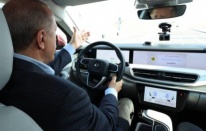 Cumhurbaşkanı Erdoğan Togg'u test etti.