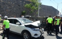 Askeri araç kaza yaptı: 1'i asker 3 yaralı