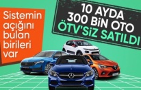 Türkiye'de son 10 ayda 300 bin otomobil ÖTV’siz satıldı