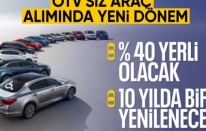 Engelli araçlarında ÖTV istisnasına yerli araç şartı