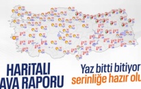 Türkiye'de sıcaklıklar mevsim normallerine geriliyor