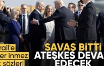 Donald Trump, İsrail'e indi: Ateşkes sürecek