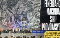 Partizan–Fenerbahçe maçında skandal pankart