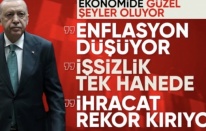 Cumhurbaşkanı Erdoğan: Enflasyon son 49 ayın en düşük seviyesine indi