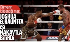 Jake Paul-Anthony Joshua maçında nakavt: 6. rauntta işi bitirdi