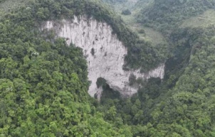 Çin’de Dev Bir Obruğun Dibinde Antik Orman Bulundu